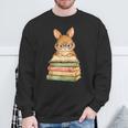 Cute Rabbit Bunny Reading Book Easter Day Teacher Librarian Sweatshirt Gifts for Old Men Cute Rabbit Bunny Reading Book Easter Day Teacher Librarian Sweatshirt Gifts for Old Men
