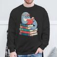Cute Reading Seal On Books Book Lover Sweatshirt Gifts for Old Men Cute Reading Seal On Books Book Lover Sweatshirt Gifts for Old Men