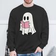 Cute Retro Reading Book Library Ghost Costume Sweatshirt Gifts for Old Men Cute Retro Reading Book Library Ghost Costume Sweatshirt Gifts for Old Men