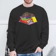 Dachshund Book Reading Lovers Bookworm Girls Teachers Sweatshirt Gifts for Old Men