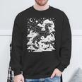 Dark Academia Fantasy Dragon Book Lover Bookish Goblincore Sweatshirt Gifts for Old Men