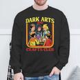 Dark Arts And Crafts Club Retro Witchy Book Cover Sweatshirt Gifts for Old Men