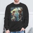 David And Goliath Bible Book Of Samuel King David Comic Sweatshirt Gifts for Old Men David And Goliath Bible Book Of Samuel King David Comic Sweatshirt Gifts for Old Men