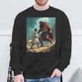 David And Goliath Bible Book Of Samuel King David Painting Sweatshirt Gifts for Old Men David And Goliath Bible Book Of Samuel King David Painting Sweatshirt Gifts for Old Men