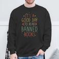A Day To Read Banned Book Book Lover Reader Read Books Sweatshirt Gifts for Old Men