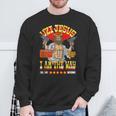 DCC Uzi Jesus I Am The Way Character Stats RPG Books Sweatshirt Gifts for Old Men