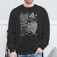 Dead Tired Book Club Skeleton Sweatshirt Gifts for Old Men Dead Tired Book Club Skeleton Sweatshirt Gifts for Old Men