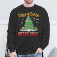Dear Santa Books Only Christmas Tree Book Lovers Librarian Sweatshirt Gifts for Old Men Dear Santa Books Only Christmas Tree Book Lovers Librarian Sweatshirt Gifts for Old Men