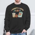I Deserve A Little Treat Coffee Cookie Snack Book Romance Sweatshirt Gifts for Old Men I Deserve A Little Treat Coffee Cookie Snack Book Romance Sweatshirt Gifts for Old Men