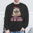 Dog Book Saying I Closed My Book To Be Here Librarian Men Women Kids Sweatshirt Gifts for Old Men Dog Book Saying I Closed My Book To Be Here Librarian Men Women Kids Sweatshirt Gifts for Old Men