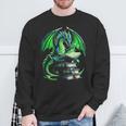 Dragon Reading Books Bookworm Sweatshirt Gifts for Old Men Dragon Reading Books Bookworm Sweatshirt Gifts for Old Men