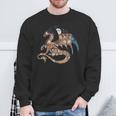 Dragon Silhouette Books Librarian Bookworm Women Men Kids Sweatshirt Gifts for Old Men