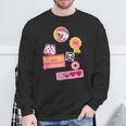 Dungeon Crawler Carl Colorful Sticker Collage LitRPG Book Sweatshirt Gifts for Old Men