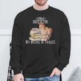 Easily Distracted By Books And Horses Sweatshirt Gifts for Old Men