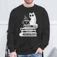 Easily Distracted Cats Coffee And Books Sweatshirt Gifts for Old Men Easily Distracted Cats Coffee And Books Sweatshirt Gifts for Old Men