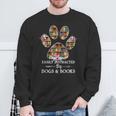 Easily Distracted By Dogs And Books Tshirt Sweatshirt Gifts for Old Men