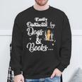 Easily Distracted By Dogs And Books Tee Sweatshirt Gifts for Old Men Easily Distracted By Dogs And Books Tee Sweatshirt Gifts for Old Men