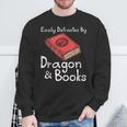 Easily Distracted By Dragon & Book Nerds Dragon Lover Girls Sweatshirt Gifts for Old Men Easily Distracted By Dragon & Book Nerds Dragon Lover Girls Sweatshirt Gifts for Old Men