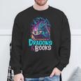 Easily Distracted By Dragon And Books For Book Lover Sweatshirt Gifts for Old Men Easily Distracted By Dragon And Books For Book Lover Sweatshirt Gifts for Old Men