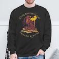 Easily Distracted By Dragons And Books Fire Dragon Sweatshirt Gifts for Old Men