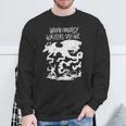 Fairytale & Sagen Book Author Fantasy Inkfleck Dragon Fans Sweatshirt Gifts for Old Men