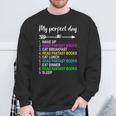 Fantasy Books Shirt Perfect Day Reading Fantasy Lover Sweatshirt Gifts for Old Men
