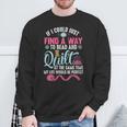Find A Way Quilter Shirt Quilting And Book Lover Sweatshirt Gifts for Old Men