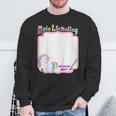 First Day Of School 2021 Guest Book Unicorn Unicon Sweatshirt Gifts for Old Men