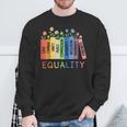 Floral Book Equality Human Rights Social Justice Peace Love Sweatshirt Gifts for Old Men Floral Book Equality Human Rights Social Justice Peace Love Sweatshirt Gifts for Old Men