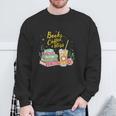 Floral Books And Coffee Cozy Reading Nook Tshirt Sweatshirt Gifts for Old Men