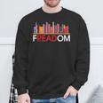 Freadom Anti Ban Books Freedom To Read Book Lover Reading Sweatshirt Gifts for Old Men