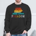 Freadom Read Banned Books Reader Bookworm Sweatshirt Gifts for Old Men