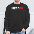 FREADOM T-Shirt For Book Lovers Bookworms Sweatshirt Gifts for Old Men