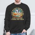 French Bulldog A Day Without Reading Is Like Book Vintage For Men Women Kids Sweatshirt Gifts for Old Men