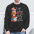 Gnome Shirt Women Girls Book Lover Reading Club Gnome Lover Sweatshirt Gifts for Old Men