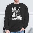Golden Retriever Easily Distracted By Books And Dogs Premium Tri-Blend Sweatshirt Gifts for Old Men Golden Retriever Easily Distracted By Books And Dogs Premium Tri-Blend Sweatshirt Gifts for Old Men