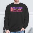 The Good Guys Don't Ban Books Reading Sweatshirt Gifts for Old Men