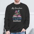 My Grandson Is My Favorite Author For Book Lovers Sweatshirt Gifts for Old Men My Grandson Is My Favorite Author For Book Lovers Sweatshirt Gifts for Old Men