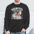 Halloween Book Lover Teacher Ghost Costume Haunted By My Tbr Sweatshirt Gifts for Old Men Halloween Book Lover Teacher Ghost Costume Haunted By My Tbr Sweatshirt Gifts for Old Men