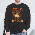 Halloween Book Lovers Librarian Teacher Library Kids Costume Sweatshirt Gifts for Old Men