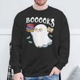 Halloween Books Librarian English Teacher Reader Reading Sweatshirt Gifts for Old Men