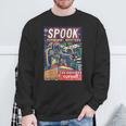 Halloween Horror Vintage Mummy Comic Book Retro Scary Sweatshirt Gifts for Old Men