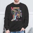 Halloween Horror Vintage Werewolf Vampire Comic Book Retro Sweatshirt Gifts for Old Men