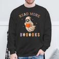 Halloween Read More Books Cute Boo Read a Book Sweatshirt Gifts for Old Men Halloween Read More Books Cute Boo Read a Book Sweatshirt Gifts for Old Men