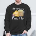 Happiness Is Books And Tea Sweatshirt Gifts for Old Men Happiness Is Books And Tea Sweatshirt Gifts for Old Men