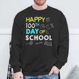 Happy 100th Day Of 5th Fifth Grade Books School Teacher Sweatshirt Gifts for Old Men