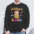 Happy Back To School Cat Books The Start Of The School Year Sweatshirt Gifts for Old Men Happy Back To School Cat Books The Start Of The School Year Sweatshirt Gifts for Old Men