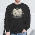 Haunted Library – Glowing Book Sweatshirt Gifts for Old Men