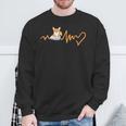 Heartbeat Corgi Reading Book Sweatshirt Gifts for Old Men Heartbeat Corgi Reading Book Sweatshirt Gifts for Old Men
