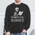 I'm With The Banned Tshirt Read Banned Books Lover BookWorm Sweatshirt Gifts for Old Men I'm With The Banned Tshirt Read Banned Books Lover BookWorm Sweatshirt Gifts for Old Men